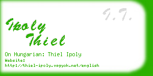 ipoly thiel business card
